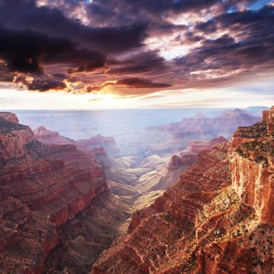 Picturesque landscapes of the Grand Canyon, Arizona, USA. Beautiful natural background.