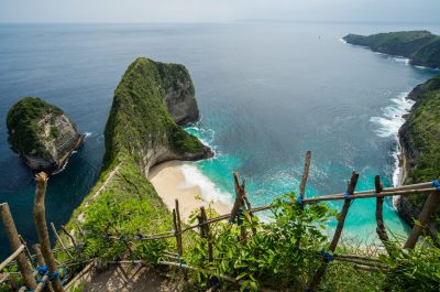 Kelingking Beach or Manta Bay on Nusa Penida Island, Bali, Indonesia