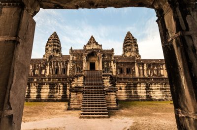 Temple in Angkor Wat, Siem Reap, Cambodia